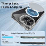 Husa pentru iPhone 15 Pro Max, ESR Classic Hybrid HaloLock Kickstand, negru