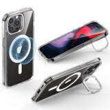 Husa pentru iPhone 15 Pro Max, ESR Classic Hybrid HaloLock Kickstand, negru