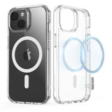 Husa pentru iPhone 15 Plus, ESR Classic Hybrid HaloLock, bleu