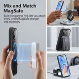Husa pentru iPhone 15 Plus, ESR Classic Hybrid HaloLock, bleu