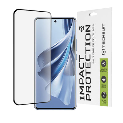 Folie de protectie pentru OPPO Reno10, Techsuit 111D Full Cover / Full Glue Glass / 3D Curved Screen