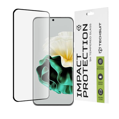 Folie de protectie pentru Huawei P60, Techsuit 111D Full Cover / Full Glue Glass / 3D Curved Screen