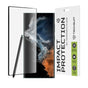 Folie de protectie pentru Samsung Galaxy S22 Ultra 5G, Techsuit 111D Full Cover / Full Glue Glass / 3D Curved Screen