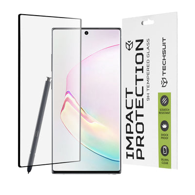 Folie de protectie pentru Samsung Galaxy Note 10, Techsuit 111D Full Cover / Full Glue Glass / 3D Curved Screen