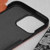 Husa pentru iPhone 15 Pro Max, Techsuit eFold Series, portocaliu
