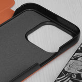 Husa pentru iPhone 15 Pro, Techsuit eFold Series, portocaliu