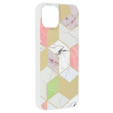 Husa pentru iPhone 15 Plus, Techsuit Marble Series, mov