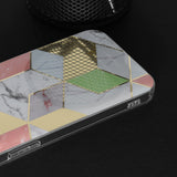Husa pentru iPhone 15 Plus, Techsuit Marble Series, mov