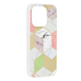 Husa pentru iPhone 15 Pro, Techsuit Marble Series, mov