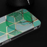 Husa pentru iPhone 15 Pro, Techsuit Marble Series, verde