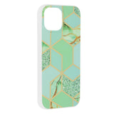 Husa pentru iPhone 15, Techsuit Marble Series, verde