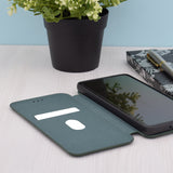 Husa pentru iPhone 15 Plus, Techsuit Safe Wallet Plus, negru