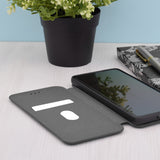 Husa pentru iPhone 15 Plus, Techsuit Safe Wallet Plus, negru