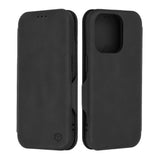 Husa pentru iPhone 15 Pro, Techsuit Safe Wallet Plus, negru