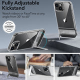 Husa pentru iPhone 15 Plus, ESR Air Shield Boost Kickstand, transparenta