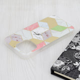 Husa pentru iPhone 15 Pro Max, Techsuit Marble Series, mov