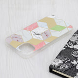 Husa pentru iPhone 15 Plus, Techsuit Marble Series, mov