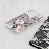 Husa pentru iPhone 15 Pro, Techsuit Marble Series, gri
