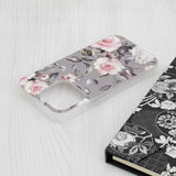 Husa pentru iPhone 15 Pro, Techsuit Marble Series, gri