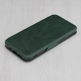 Husa pentru iPhone 15 Pro, Techsuit Safe Wallet Plus, negru
