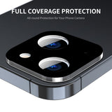 Folie de protectie pentru iPhone 15, Techsuit Full Camera Glass