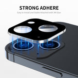 Folie de protectie pentru iPhone 15, Techsuit Full Camera Glass