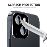 Folie de protectie pentru iPhone 15, Techsuit Full Camera Glass
