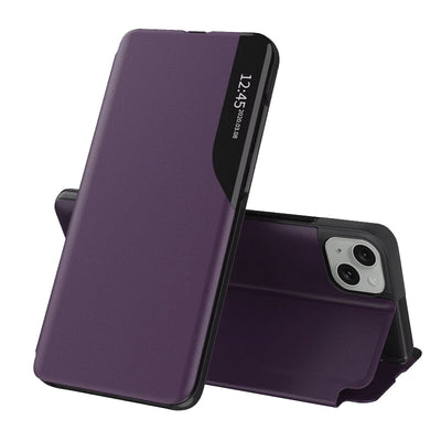 Husa pentru iPhone 15 Plus, Techsuit eFold Series, mov