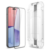 Folie de protectie pentru iPhone 15, Spigen Glas.tR EZ-FIT (AGL06908)