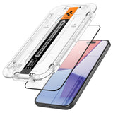 Folie de protectie pentru iPhone 15, Spigen Glas.tR EZ-FIT (AGL06908)