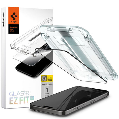 Folie de protectie pentru iPhone 15 Pro Max, Spigen Glas.tR EZ-FIT (AGL06879)