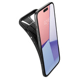 Husa pentru iPhone 15, Spigen Liquid Air (ACS06790), negru