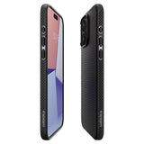 Husa pentru iPhone 15 Pro, Spigen Liquid Air (ACS06704), negru