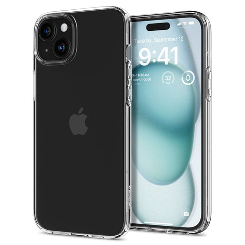 Husa pentru iPhone 15, Spigen Liquid Crystal (ACS06786), transparenta