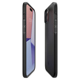 Husa pentru iPhone 15, Spigen Thin Fit (ACS06776), negru