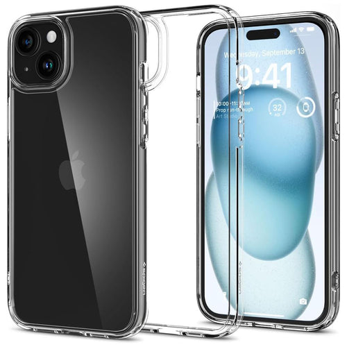 Husa pentru iPhone 15, Spigen Ultra Hybrid (ACS06793), transparenta