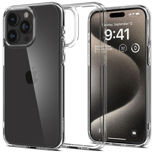 Husa pentru iPhone 15 Pro Max, Spigen Ultra Hybrid (ACS06565), transparenta