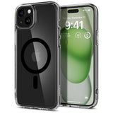 Husa pentru iPhone 15, Spigen Ultra Hybrid MagSafe (ACS06803), negru