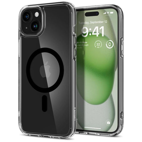Husa pentru iPhone 15, Spigen Ultra Hybrid MagSafe (ACS06803), negru
