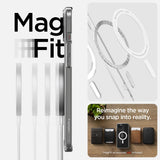Husa pentru iPhone 15, Spigen Ultra Hybrid MagSafe (ACS06802), alb