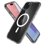Husa pentru iPhone 15, Spigen Ultra Hybrid MagSafe (ACS06802), alb