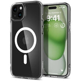 Husa pentru iPhone 15, Spigen Ultra Hybrid MagSafe (ACS06802), alb