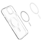 Husa pentru iPhone 15, Spigen Ultra Hybrid MagSafe (ACS06802), alb