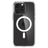 Husa pentru iPhone 15 Pro, Spigen Ultra Hybrid MagSafe (ACS06715), alb;transparenta