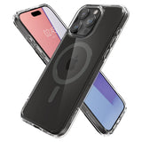 Husa pentru iPhone 15 Pro Max, Spigen Ultra Hybrid MagSafe (ACS06577), gri