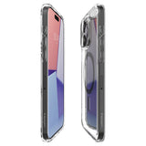 Husa pentru iPhone 15 Pro Max, Spigen Ultra Hybrid MagSafe (ACS06577), gri
