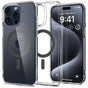 Husa pentru iPhone 15 Pro Max, Spigen Ultra Hybrid MagSafe (ACS06577), gri