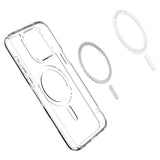Husa pentru iPhone 15 Pro Max, Spigen Ultra Hybrid MagSafe (ACS06576), alb