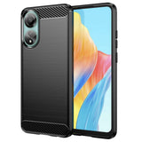 Husa pentru OPPO A78 4G, Techsuit Carbon Silicone, albastru