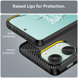 Husa pentru OnePlus Nord 3, Techsuit Carbon Silicone, albastru